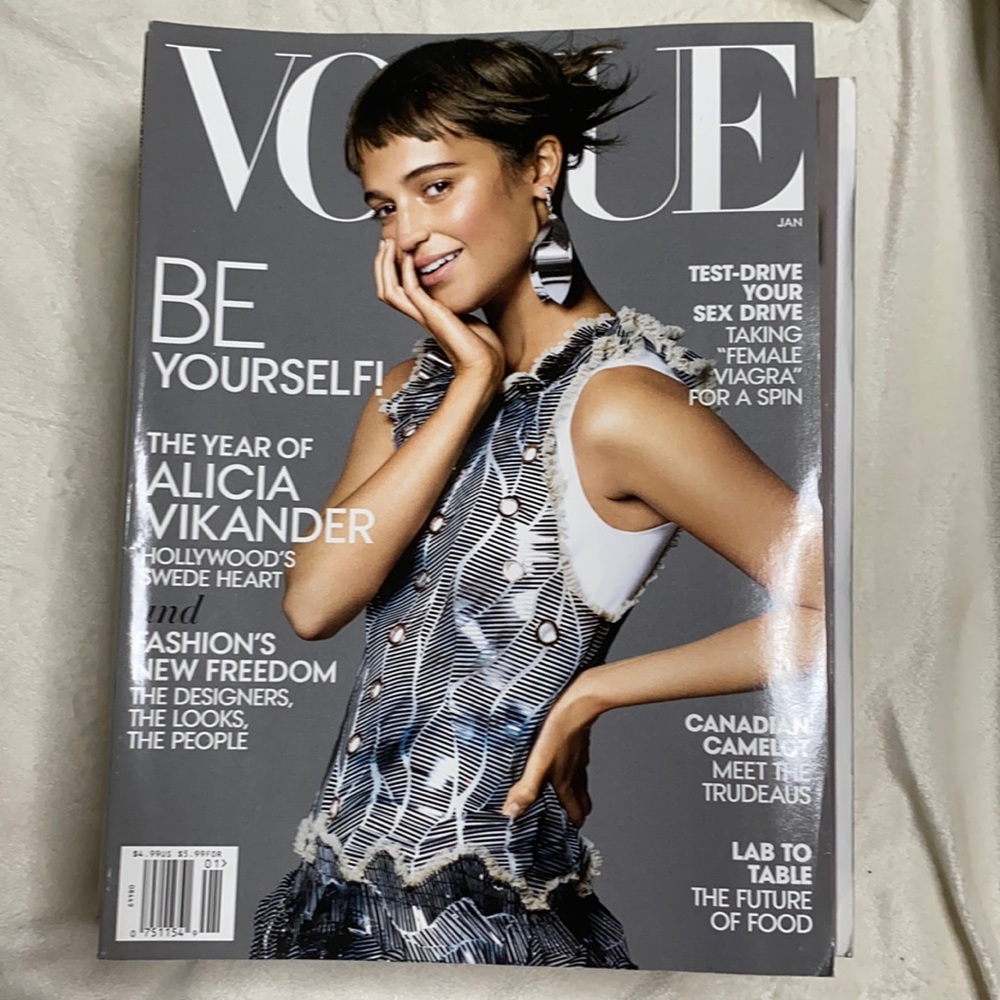 Vogue w/Alicia Vikander Cover
